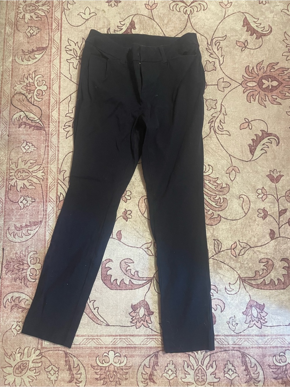Faded Glory Black Straight-Leg Women's Pants